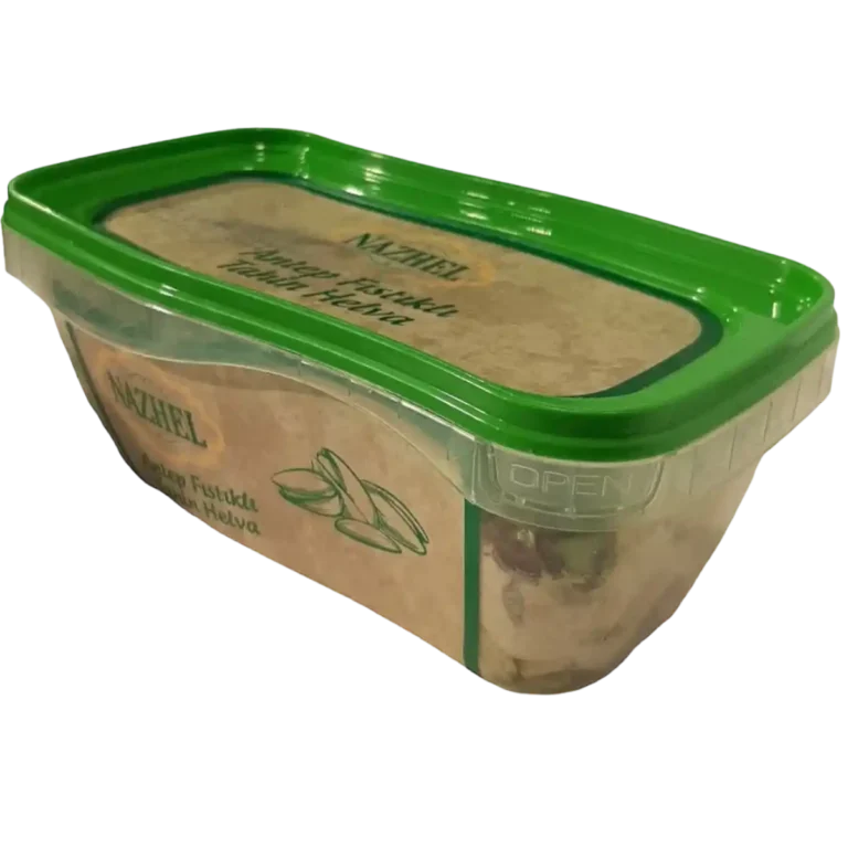 Halva pistachio Prepared using traditional methods.Contains no additives.