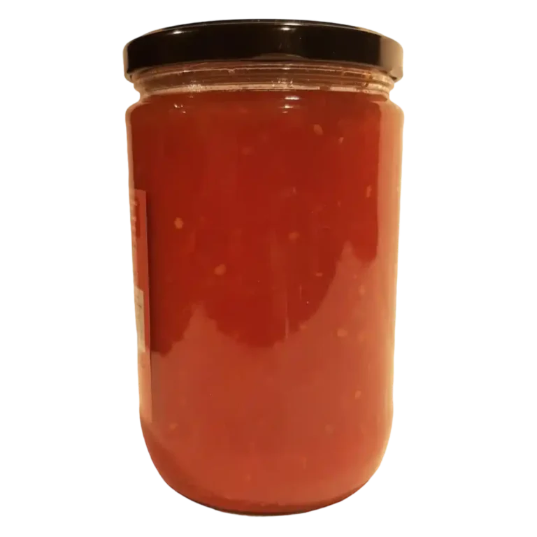 Tomato sauce Prepared using traditional methods.Contains no additives.