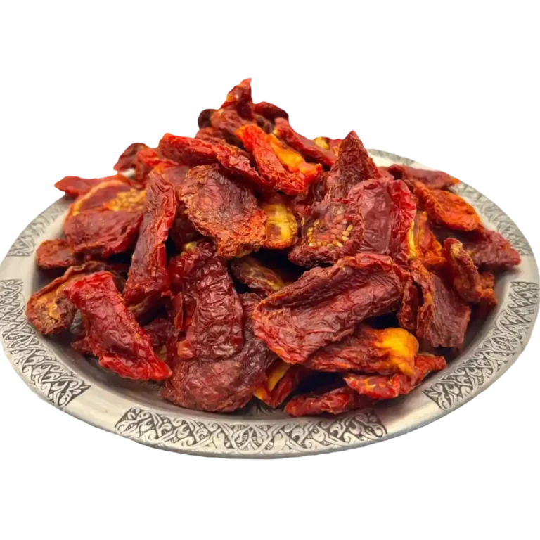 Dried tomatoes Prepared using traditional methods.Contains no additives.