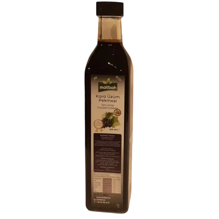 Black grape molasses Prepared using traditional methods.Contains no additives.