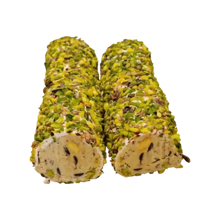 Pistachio Coated Pistachio Cream Stuffed Turkish Delicacy It is prepared using traditional methods, with fresh and high quality ingredients.Contains no additives.